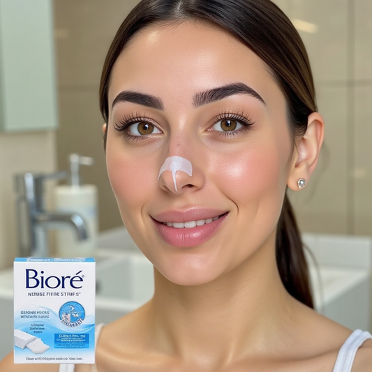 Say Goodbye to Blackheads with Kao Biore Nose Pore Cleansing Strips! 🌿✨