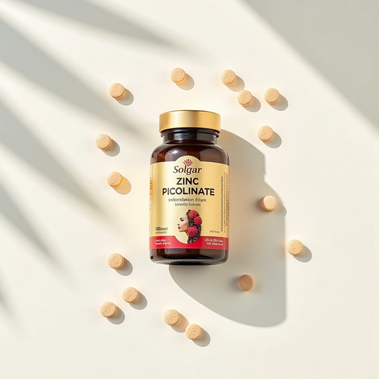 🌿 Boost Your Immunity & Skin Health with Solgar Zinc Picolinate – Now on Herbiflix.com!