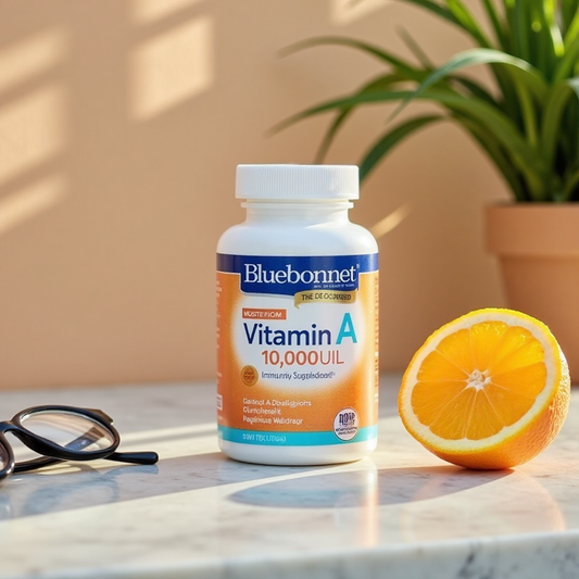 Boost Your Vision and Immunity Naturally with Bluebonnet Vitamin A 10,000 IU – Now Available on Herbiflix.com!