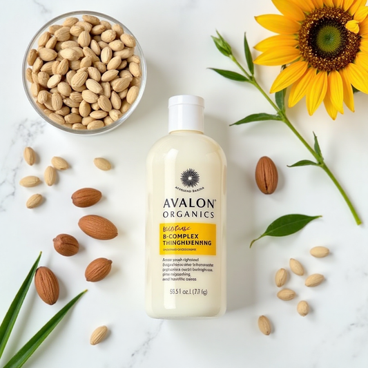 🌿 Avalon Organics Biotin B-Complex Thickening Conditioner – Natural Volume for Thinning Hair