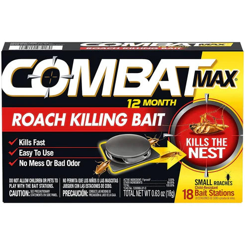 Take Back Your Home: Combat Max 12 Month Roach Killing Bait for Long-Lasting Roach Control
