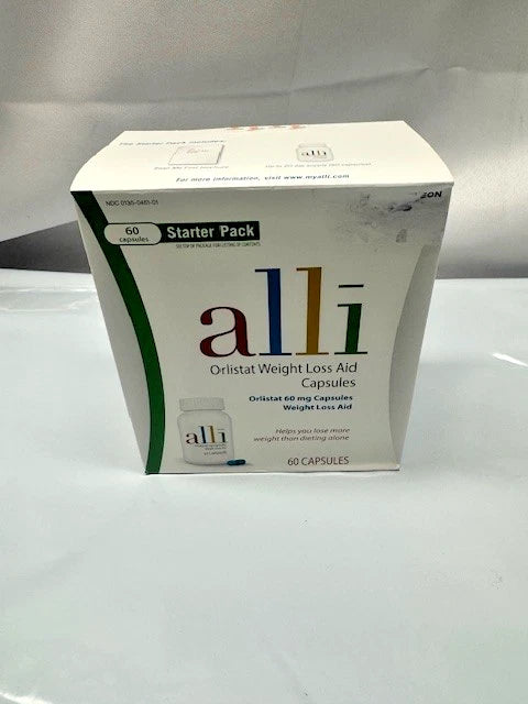 alli Orlistat 60mg Weight Loss Pills - FDA Approved Diet Aid, 170 Count