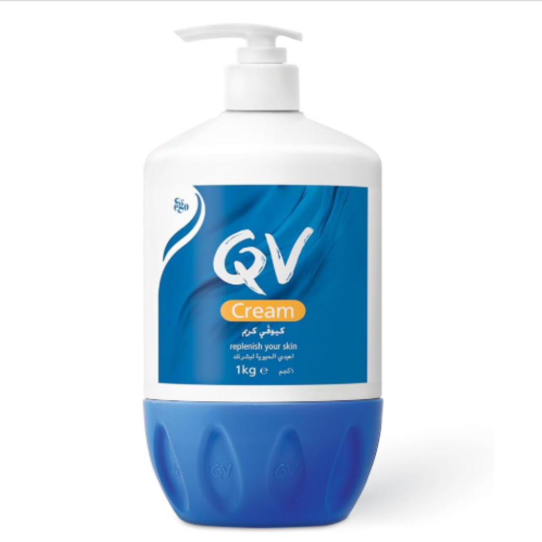 كريم QV مع 10% جлицيرين 1050 غرام لترطيب البشرة الحساسة