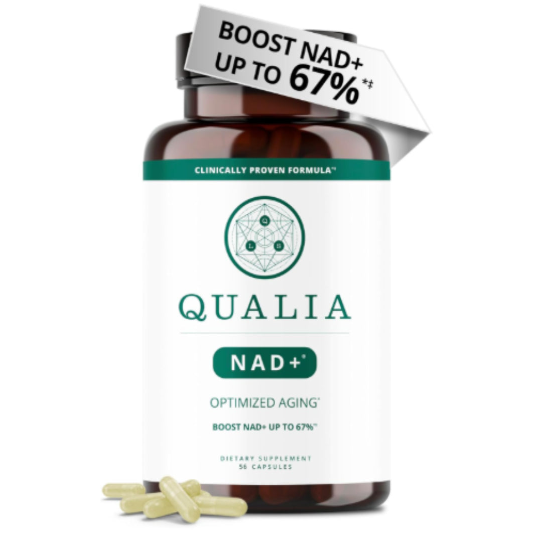 Qualia NAD+ Booster، 1 شهر، لتعزيز الطاقة والتركيز مع NIAGEN.