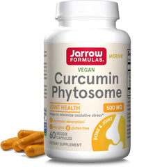 Jarrow Formulas Curcumin Phytosome 500 mg - 60 Veggie Capsules - Formulated with Meriva - Antioxidant Support Supplement - Joint Health & Support - 60 Servings