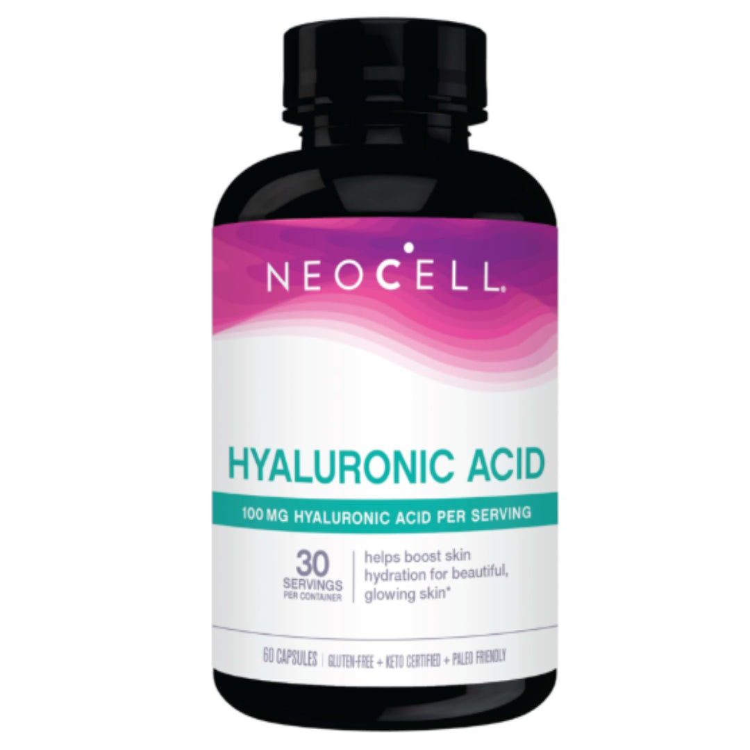 حامض الهيالورونيك 100mg لترطيب البشرة وصحته.