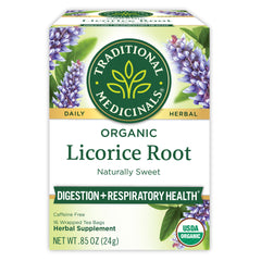 Traditional Medicinals Tea Licorice Root Herbal, 16 Ct