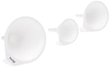 Prestige 3-Piece Plastic Funnel Set - Dishwasher Safe, White