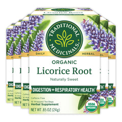 Traditional Medicinals Tea Licorice Root Herbal, 16 Ct