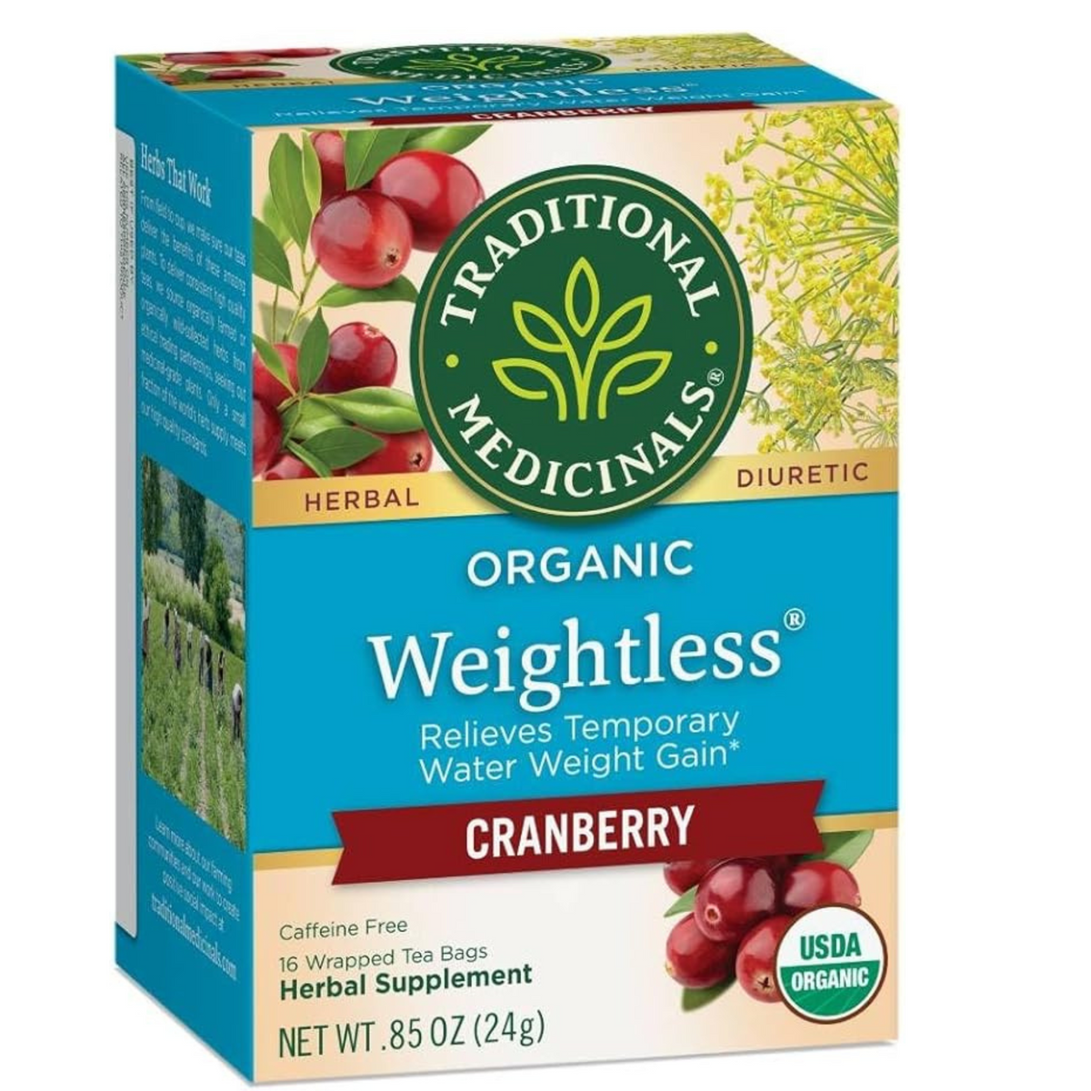 Traditional Medicinals Tm Weightless Cranberry 16 Tea