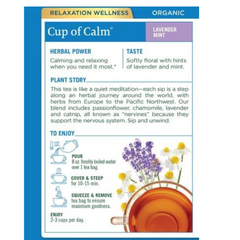 Traditional Medicinals, Cup Of Calm, 16 Bags