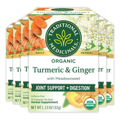 Traditional Medicinal Turmeric with Meadowsweet And Ginger, 16 Teabags