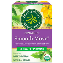 Traditional Medicinals Smooth Move Peppermint, 16 Teabags