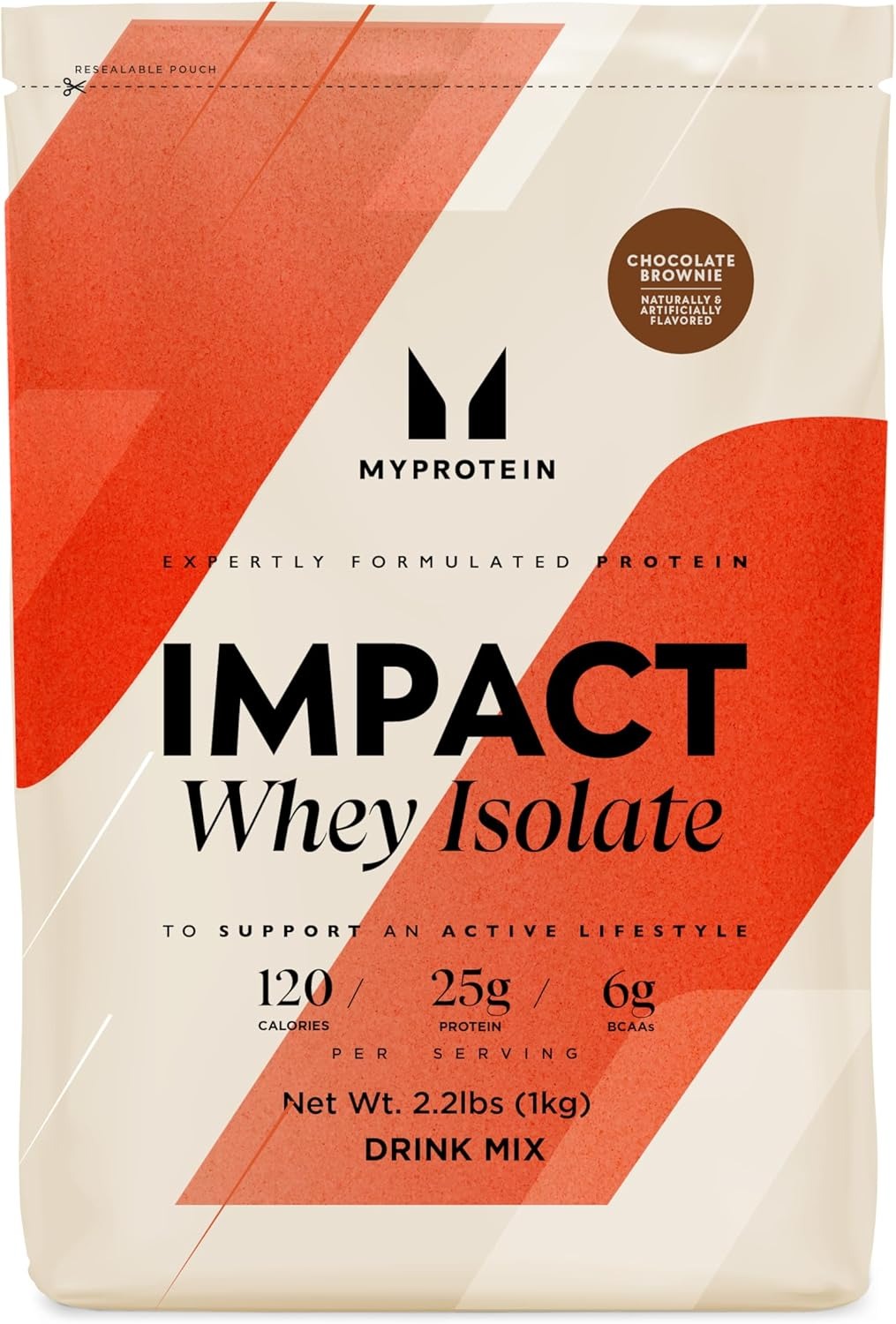 Myprotein Impact Whey Protein Isolate, 5.5 Lbs (79 Servings) Chocolate Milkshake, 25g Protein, 3.5g Glutamine & 6g BCAA Per Serving, Protein Shake for Muscle Strength & Recovery