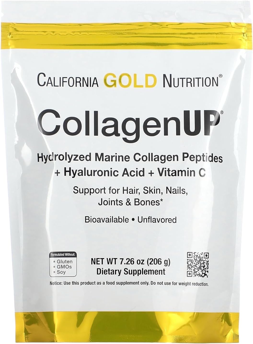 California Gold Nutrition CollagenUP, Unflavored, 7.26 oz (206 g)
