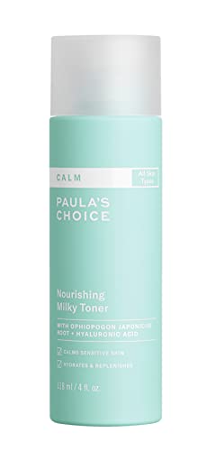 PAULA'S CHOICE Calm Nourishing Milky Toner for Sensitive Skin - 4 Fl Oz