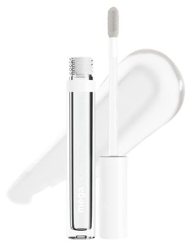 Wet n Wild Mega Slicks Lip Gloss - Long-Lasting, Hyaluronic Acid, High Shine, Crystal Clear