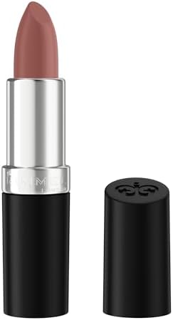 Rimmel Lasting Finish Satin Lipstick - Silky Beige 320 - Vegan & Long-lasting