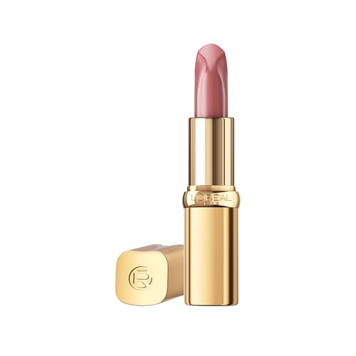 L'Oréal Paris Color Riche Satin Nude Lipstick - Silky Finish, 12H Moisture, 75% Nourishing Ingredients - 601 Worth It (4g)
