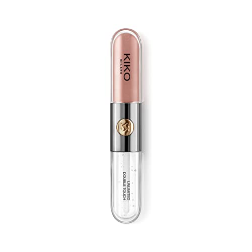 Kiko Milano Double Touch Liquid Lipstick 102 Satin Rosy Beige - 40 Gm