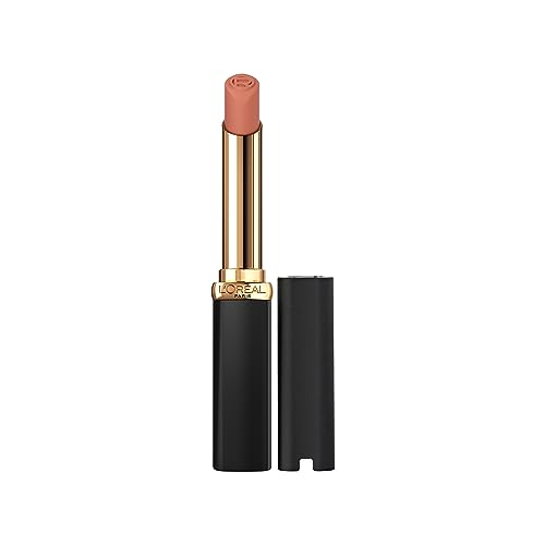 L'Oreal Paris Colour Riche Intense Volume Matte Lipstick - Le Nude Resilient - 16HR Wear with Hyaluronic Acid - 0.06 Oz