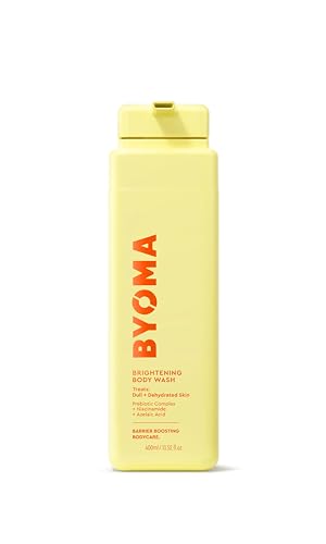 BYOMA Brightening Body Wash | 400ml | Treats Dull & Dehydrated Skin | Niacinamide & Azelaic Acid for Skin Barrier Repair
