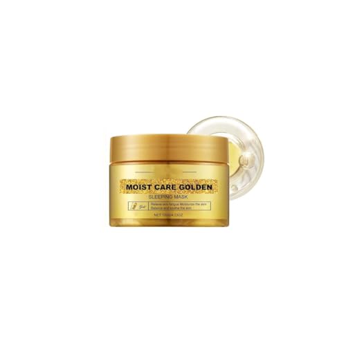 Nalacal Gold Collagen Overnight Sleeping Mask 120g - Hydrating Firming Peel-Off for Acne-Prone Skin