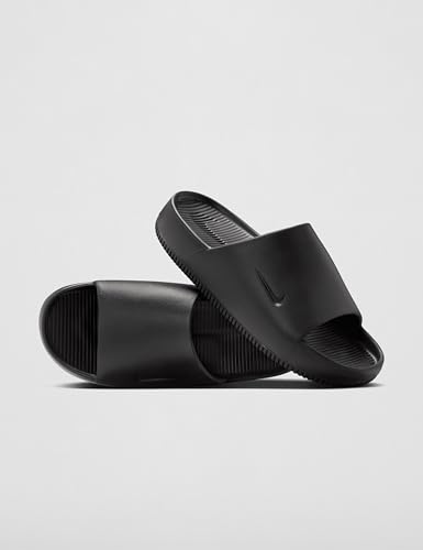 Nike Calm Slide Men's Black Slides - Size 44 EU, Effortless Comfort