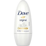 Dove Women's Roll On Deodorant Original - 1/4 Moisturising Cream Effect, 50ml