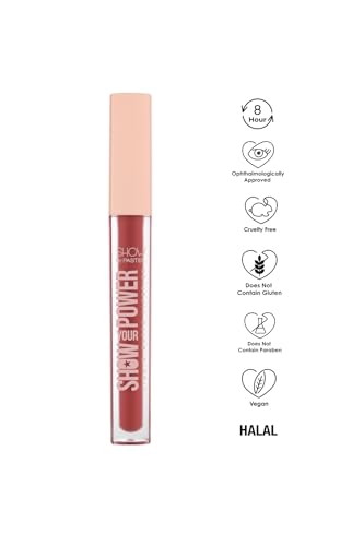 Pastel Show Your Power Liquid Matte Lipstick - Transfer Proof, Weightless, Matte Finish, Non-Drying, Long-Lasting (SASSY SISTA 604) - Halal & Vegan