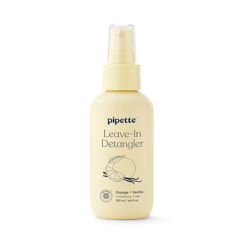 Pipette Leave-In Hair Detangler: Silicone-free, Plant-Derived for All Hair Types