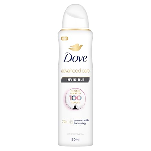 Dove Advanced Care Antiperspirant Deodorant Spray - Invisible, No White Marks, 150ml