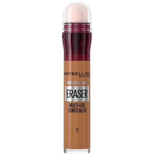 Maybelline Instant Anti Age Eraser Eye Concealer, 11 Tan, Dark Circles & Blemish Concealer