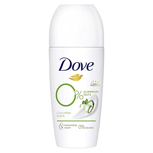 Dove Deodorant Roll-On Cucumber Fragrance - Aluminum-Free, 48H Protection, 50ml