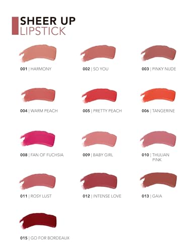 Flormar Sheer Up Lipstick 013 Gaia - Natural, Sheer Color