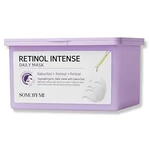 SOME BY MI Retinol Intense Daily Mask (30 Sheets) - Vegan Korean Skincare for Glass Skin