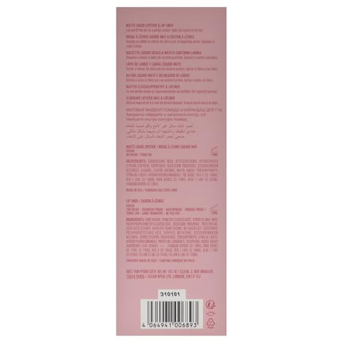 Kylie Cosmetics Matte Lip Kit - 102 Extraordinary - Long-Lasting Liquid Lipstick & Liner