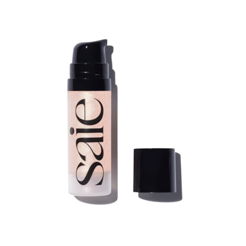 Saie Mini Glowy Super Gel Illuminator - Roseglow: Lightweight Luminizer & Primer