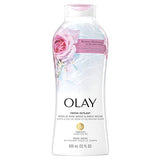 Olay Fresh Outlast Rose Water & Sweet Nectar Body Wash - 22 fl oz, 4 Count