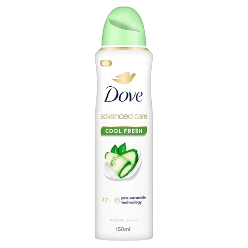 Dove Advanced Care Antiperspirant Deodorant Spray - Cool Fresh, 72H Sweat & Odor Protection, 150ml