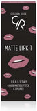 Golden Rose Matte Lip Kit – Blush Pink, Long-Lasting Velvety Finish