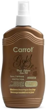 Carrot Sun Tanning Oil Spray - Achieve a Gorgeous Golden Glow (200ml)