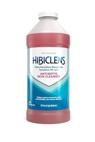 Hibiclens Antimicrobial Skin Cleanser - 32oz Large Size for Home & Hospital