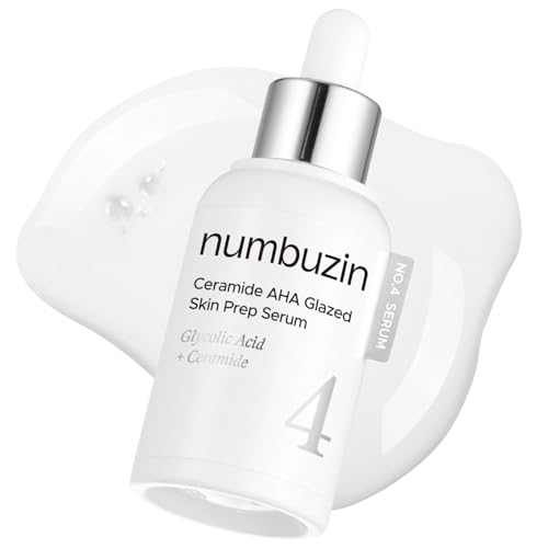 numbuzin No.4 Serum – Ceramide AHA Glazed Skin Prep Serum for Exfoliation & Barrier Repair