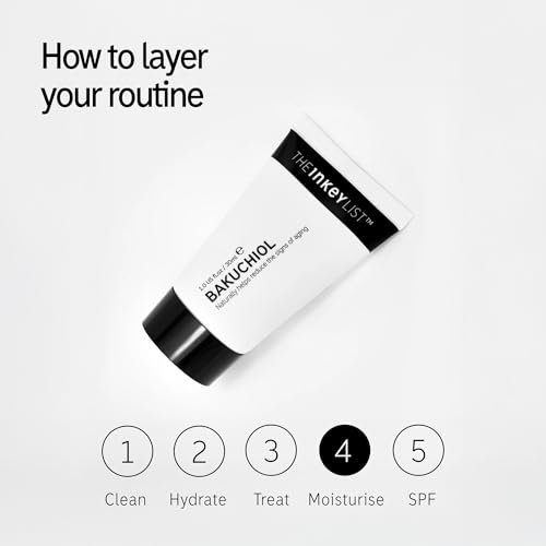 The INKEY List 1% Bakuchiol Moisturiser to Reduce the Appearance of Fine Lines and Wrinkles 30 ml