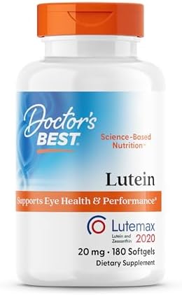 Doctor's Best, Lutein, Lutemax 2020, 20 mg, 180 Softgels