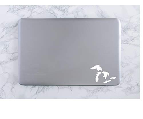 Great Lakes Vinyl Decal – White Car Window Decal by Foxtail Decals