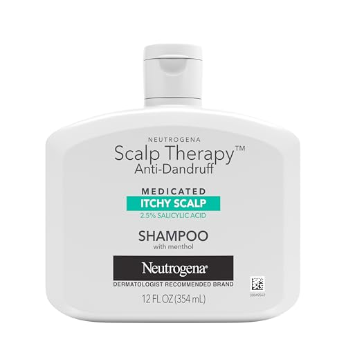 Neutrogena Scalp Therapy Anti-Dandruff Shampoo - 2.5% Salicylic Acid with Peppermint - 12 fl oz