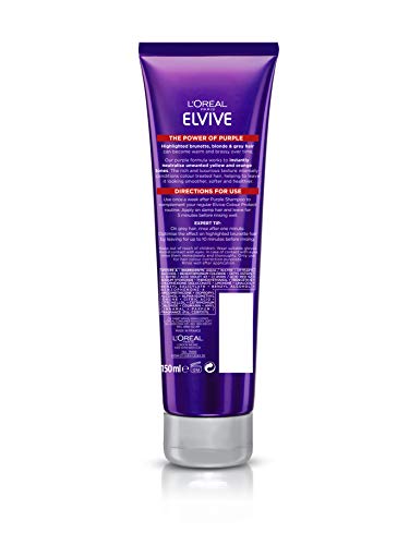 L'Oréal Elvive Colour Protect Anti-Brassiness Purple Shampoo & Conditioner Set (200ml + 150ml)