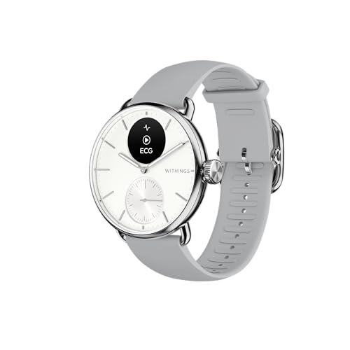 Withings ScanWatch 2 Hybrid Smartwatch – Heart Rate, ECG, Sleep & Fitness Tracker with 30-Day Battery